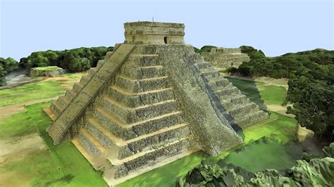 Chichen Itza Maya Tin M Mexico Buy Royalty Free D Model By