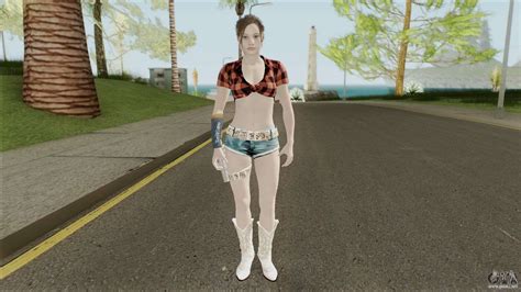 Claire Redfield Cowgirl Re2 Remake Para Gta San Andreas