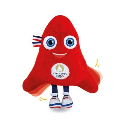 Peluche Mascotte Officielle Jeux Olympiques Paris Cm