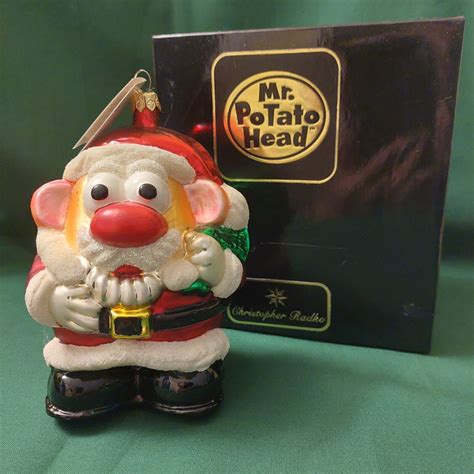 Christopher Radko Christmas Ornament Mr Potato Head Santa Vintage 97