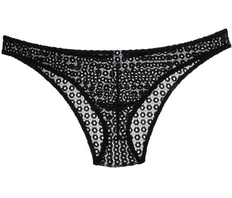 Slip Sexy En Dentelle Pour Hommes Sous V Tements Jacquard Ajour Bikini Transparent Aliexpress