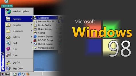 A Tour Of Windows 98 Software Showcase Youtube