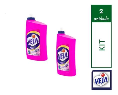 Kit 2 Limpador Uso Direto Floral Veja 900ml Para Limpeza MercadoLivre