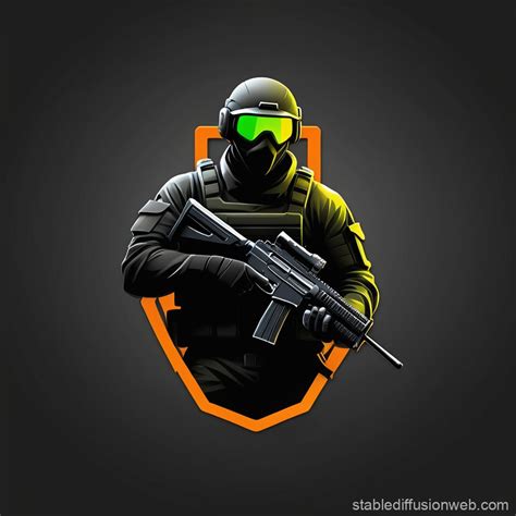 Counter-Strike 2 Tactical Logo Design | Stable Diffusion Online