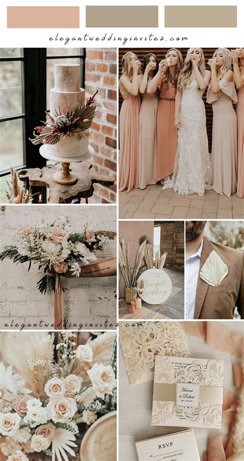 Neutral Color Palette Wedding