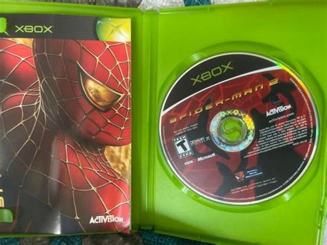 Spiderman 2 Item Box And Manual Xbox