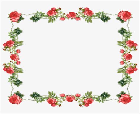 Marcos Con Flores Png Picture Transparent Frame Floral Quadrada