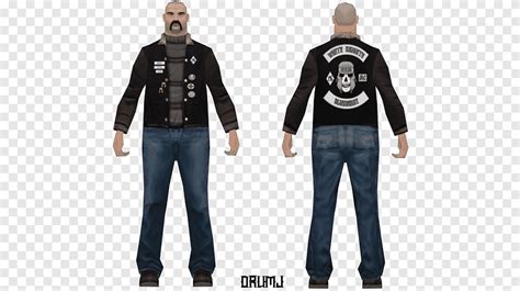 San Andreas Multiplayer Jacket Motorcycle Club Mod Blueberry Hill Fats