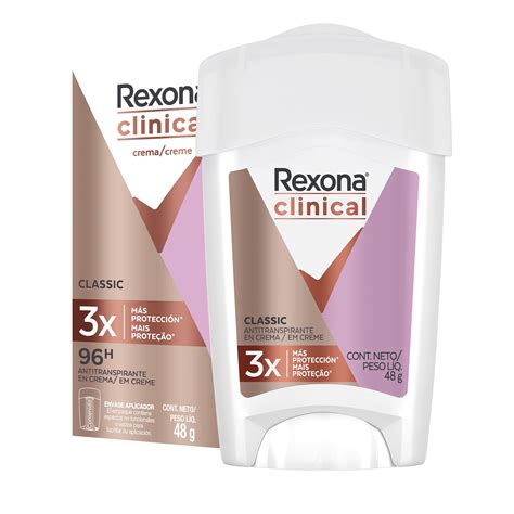Antitranspirante Rexona® Clinical Expert Classic Crema 48g | Rexona® México