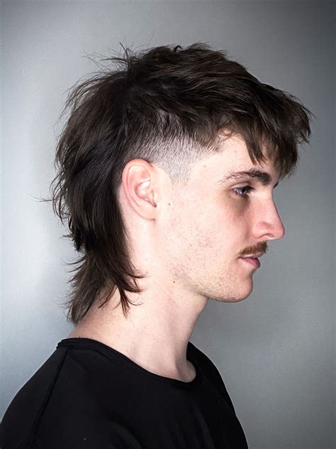 Mullet Man Modern Day Mullet Mens Mullet Cabelo Mullet Cortes De
