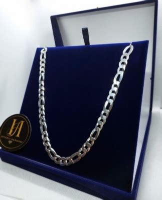 GENERICO Cadena Hombre Estilo Cartier Plata Ley 925 60 Cm Largo 8 5