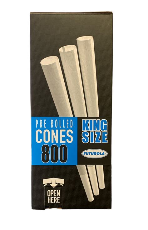 Futurola King Size Cone White Ct P Distributing