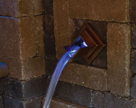 Rhombus Wall Mounted Copper Water Spout Water Garden Uk