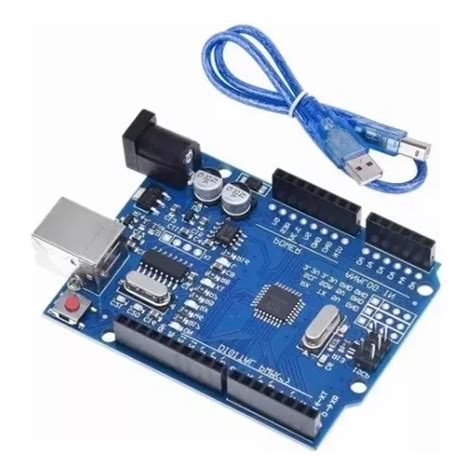 Arduino Uno R3 Atmega328p Con Driver Cable Usb Mercadolibre