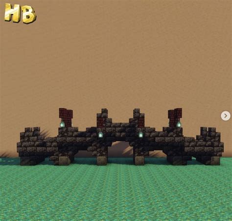 Minecraft 💛 HeroBuildings on Instagram: “| 1.16 BLACKSTONE BRIDGE Built ...