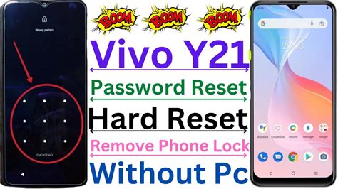 Vivo Y21 Hard Resetremove Phone Lock 2022 Unlock Patternpin