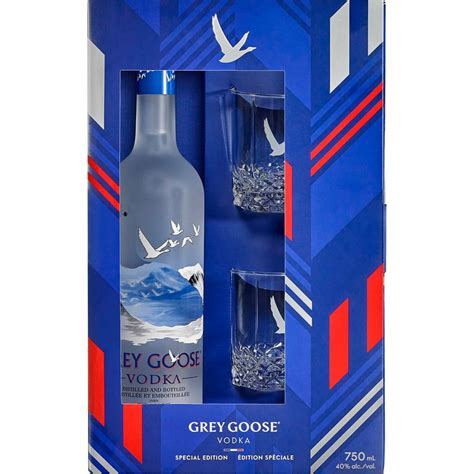 GREY GOOSE VODKA FRANCE GFT PK W/ MARTINI GLASSES 1.75LI – Remedy Liquor