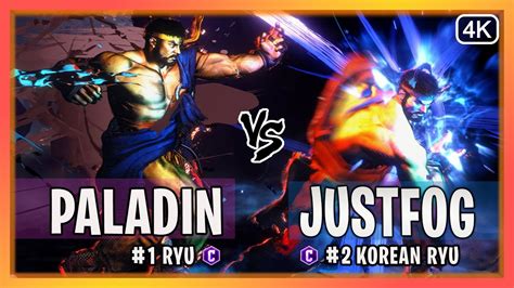 SF6 Ryu Paladin Vs Ryu JUSTFOG Street Fighter 6 YouTube