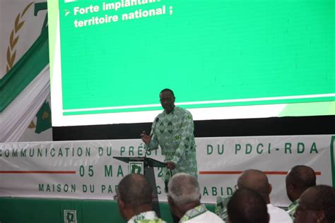 C Te Divoire Tidjane Thiam Nouveau Pr Sident Du Pdci Nomme Ses