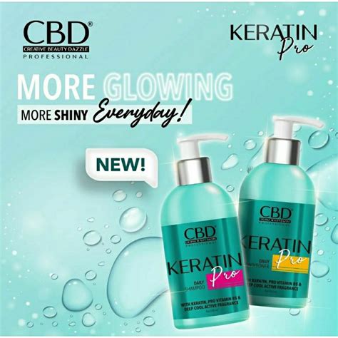 Jual Cbd Keratin Pro Shampoo Conditioner Ml Shopee Indonesia