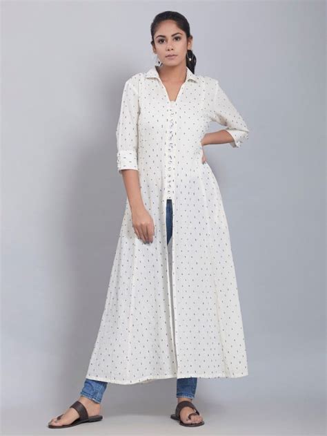 White Cotton Kurta