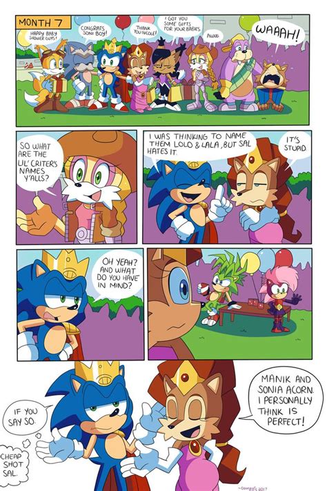 Commission Queen Sally is Pregnant Page 3 by Domestic-hedgehog | Sonic ...