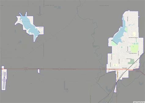 Map of Augusta city, Kansas - Thong Thai Real