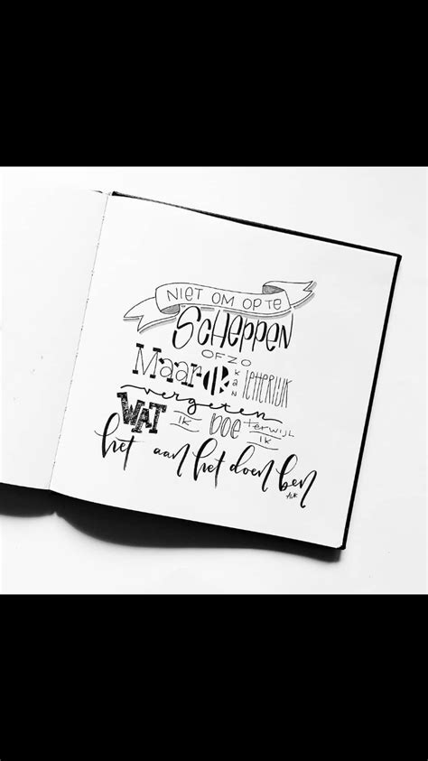 Pin Van Brita Rog Op Handlettering Inspirerende Citaten Belettering