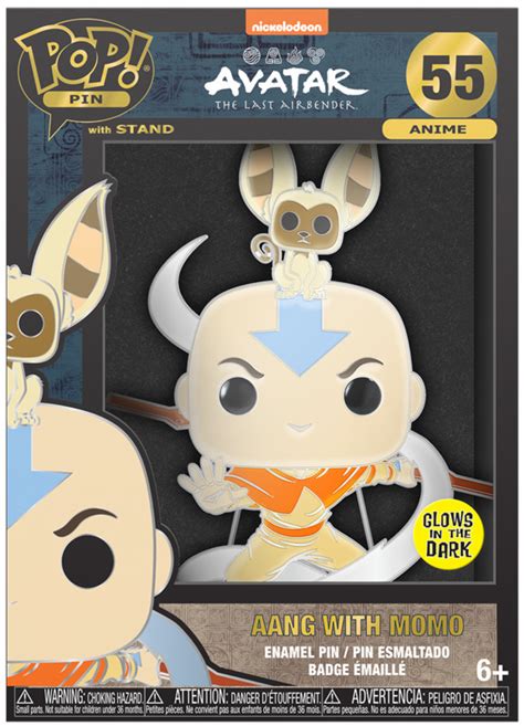 Aang Pop Enamel Pin At Mighty Ape Nz