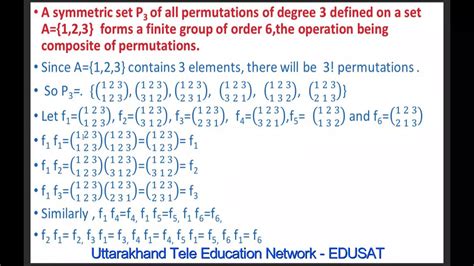 Group Theory Permutation Group Youtube