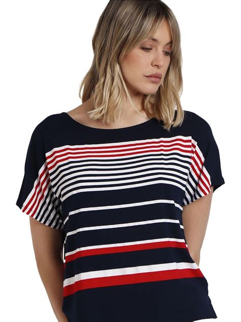 T Shirt Manches Courtes Navy Bleu Marine Kiabi 31 96