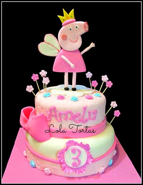 Adorno De Tortas De Peppa Pig Buscar Con Google 3 Year Old Birthday