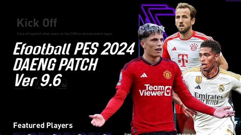 EFOOTBALL PES 2024 DAENG PATCH SUMMER Ver 9 6 SEASON 23 24 PS4 HEN