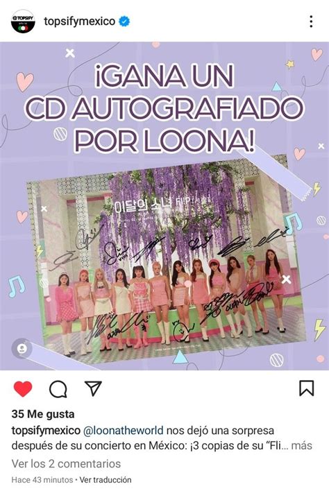 LOONA ORBIT MÉXICO on Twitter GANA UN ÁLBUM AUTOGRAFIADO POR