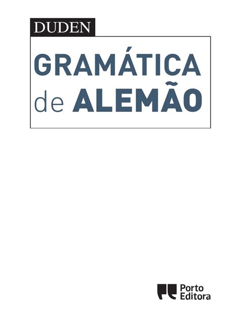 Gramatica Alemao - Duden. Gramática de Alemão | PDF | Pronome | Relações sintáticas