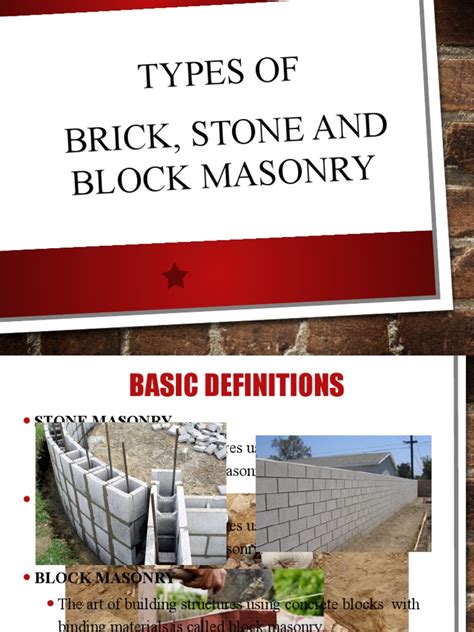 2a - Types of Stone, Brick and Block Masonry-2000 | PDF | Masonry | Brick