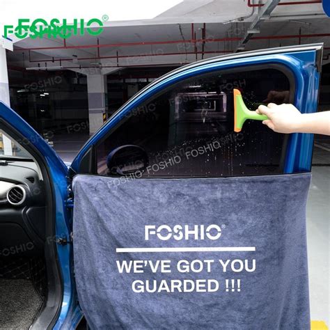 Foshio Customize Logo Design Car Cleaning Window Tint Tool Car Door