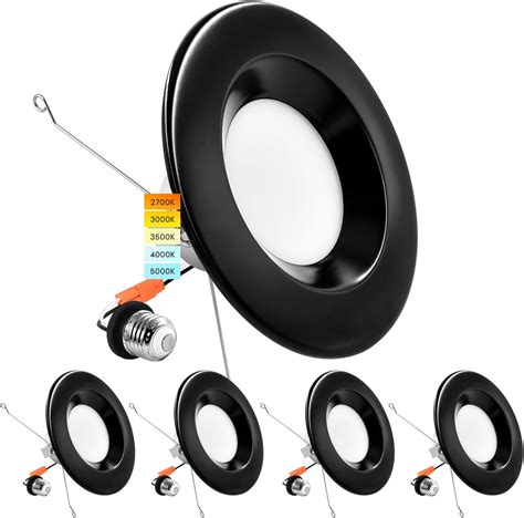 Inch Led Recessed Retrofit Downlight W W Cct Color Selectable