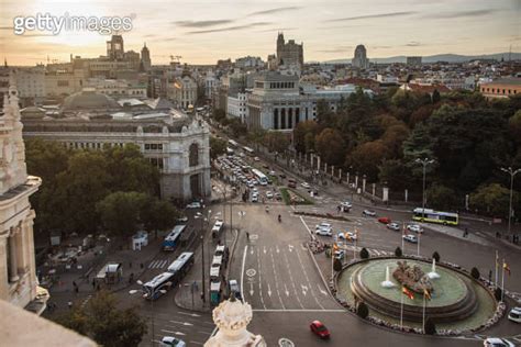 Madrid City Centre From Above At Sunset 이미지 1188039592 게티이미지뱅크