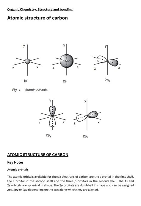 Organic Chemistry Structure and bonding - EDU S800 - Harvard - Studocu