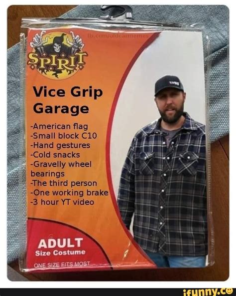 Vice Grip Garage American Flag Small Block Hand Gestures Cold