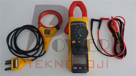 Fluke A Uzaktan Ekranl True Rms Ac Dc Pens Ampermetre Power