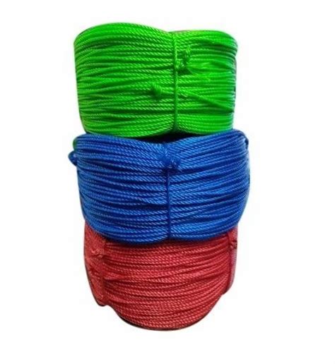 Multicolor Simple Nylon Polypropylene Rope Thickness 4mm For