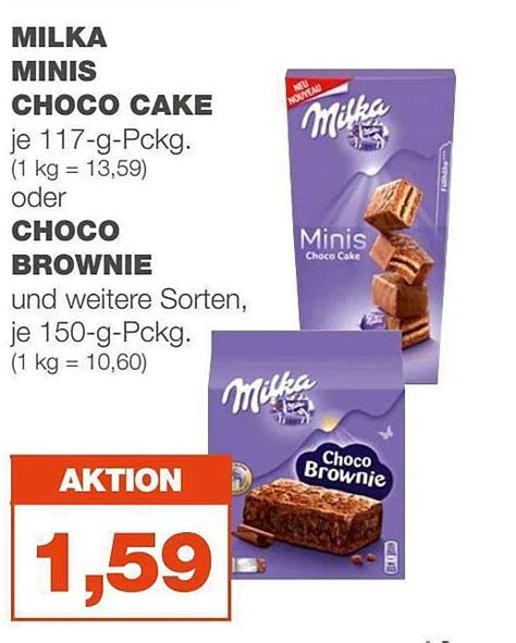 Milka Minis Choco Cake Oder Choco Brownie Angebot Bei Real 1Prospekte De