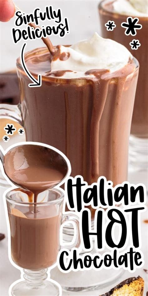 Sinfully Delicious Thick Italian Hot Chocolate Girl Inspired