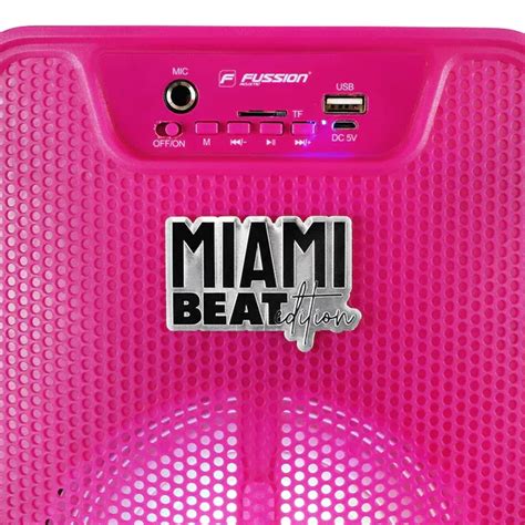 Pbs Bafle Amplificado Miami Beat Pulgadas Compuju Rez