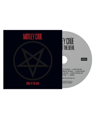 Motley Crue CD Shout At The Devil 40th Anniversary