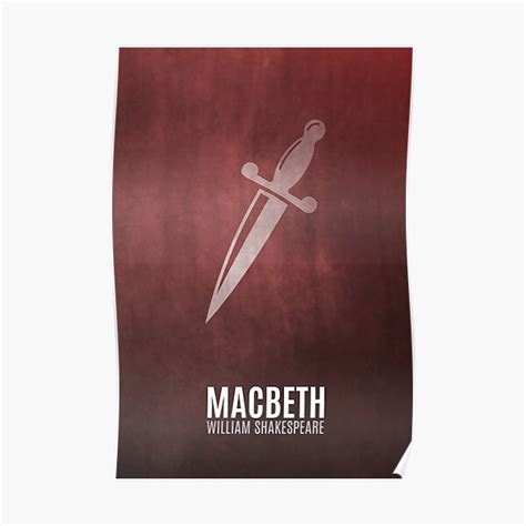 Is This A Dagger Minimalist Macbeth Poster For Sale By