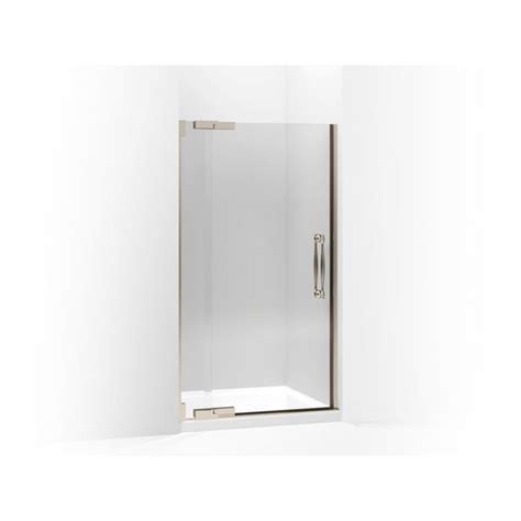 Kohler Finial Heavy Glass Pivot Shower Door 705727 L Abv Zoro