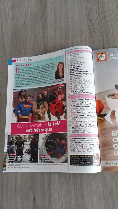 Tele Star N°2414 07 01 2023 Kendji Girac Confidences Cécile De France